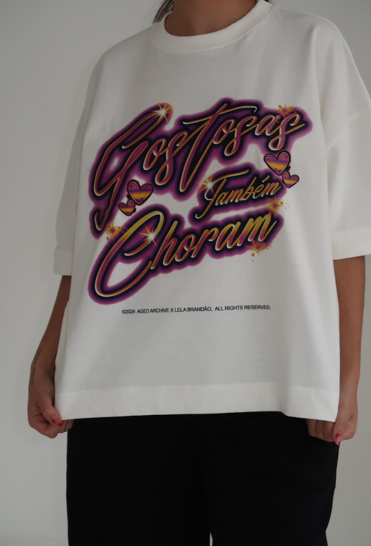 camisetão gostosas também choram collab aged