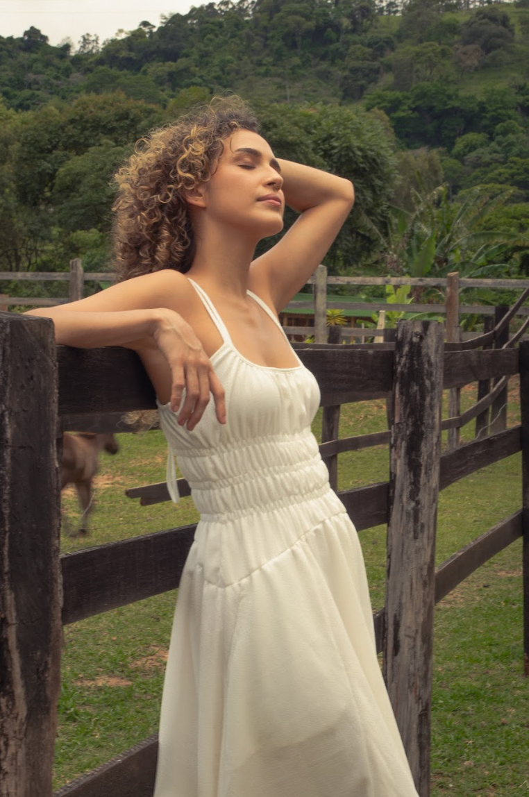 vestido rancho | vestido midi lastex