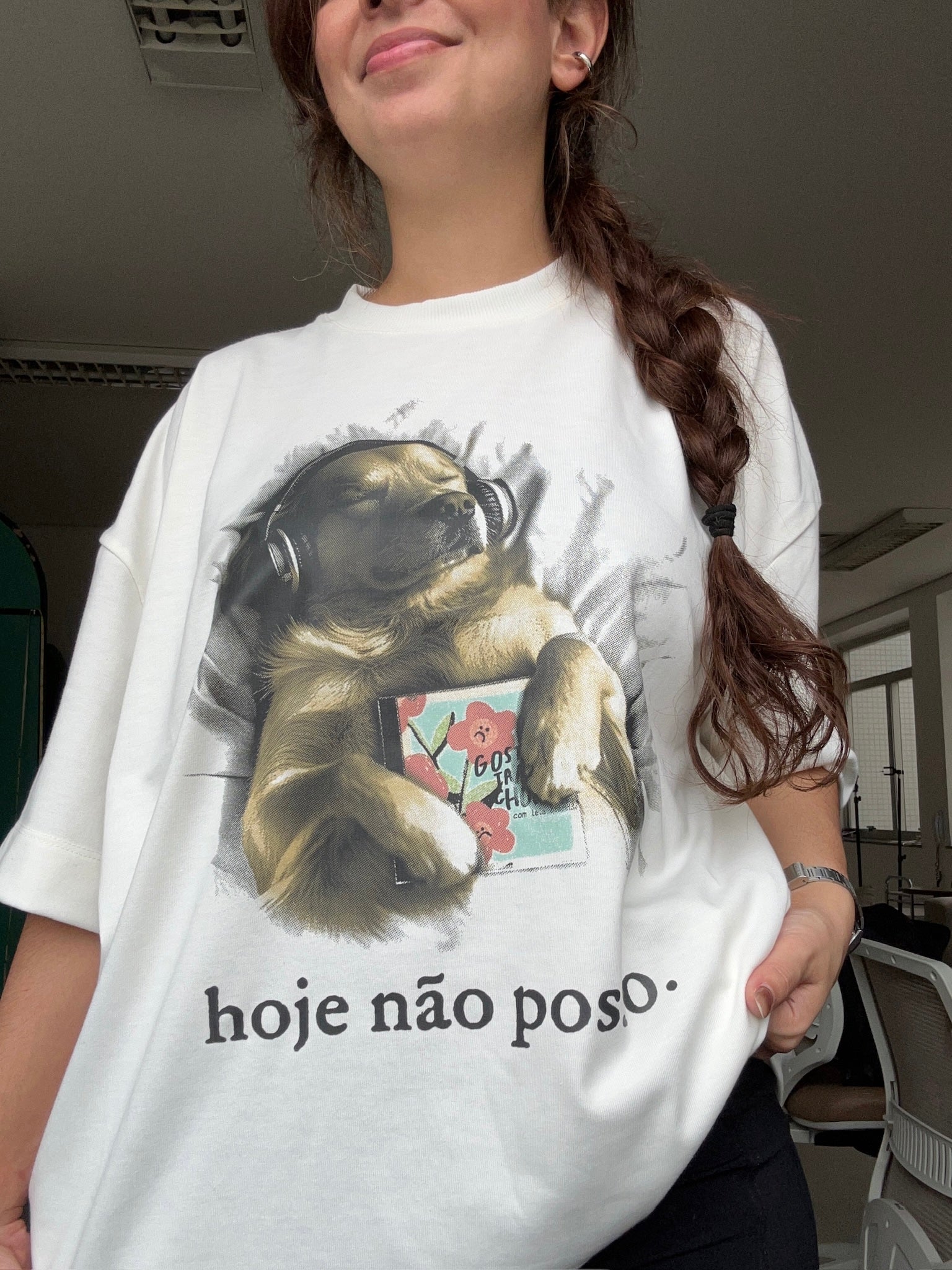 camiseta hoje não posso