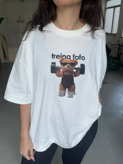 camisetão treina fofo | camiseta oversized