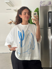 camisetão abaporu collab tarsila do amaral