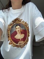 camisetão autorretrato collab tarsila do amaral